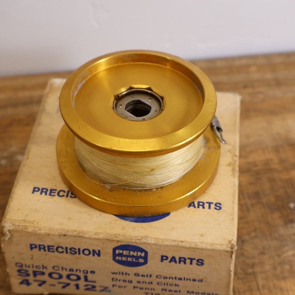 Vintage Penn 47-712Z Spool Assembly with Drag Washers Spinfisher 712Z 713Z w Box - Picture 2 of 6